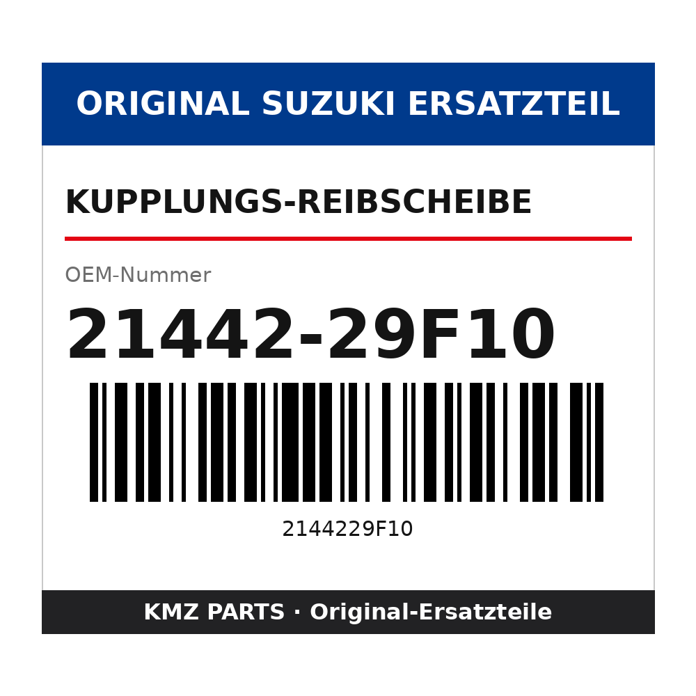 Suzuki Kupplungs-Reibscheibe 21442-29F10