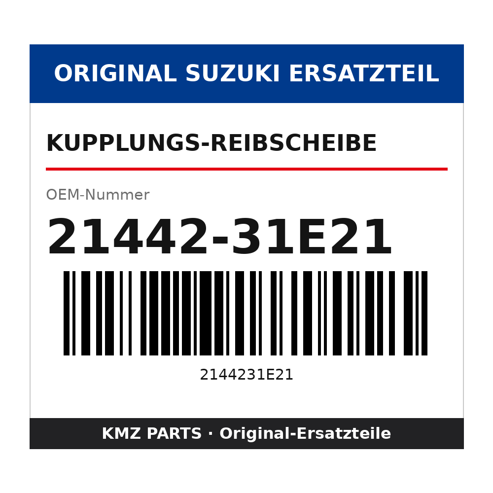 Suzuki Kupplungs-Reibscheibe 21442-31E21