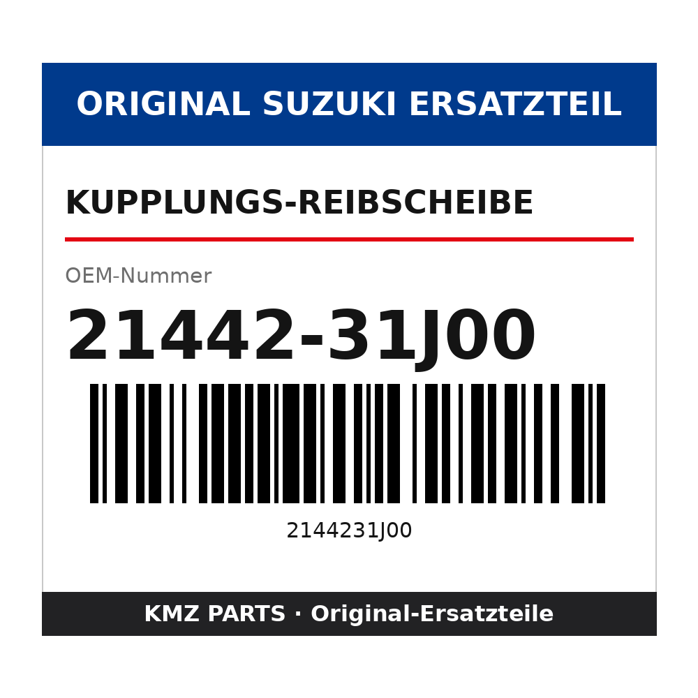 Suzuki Kupplungs-Reibscheibe 21442-31J00