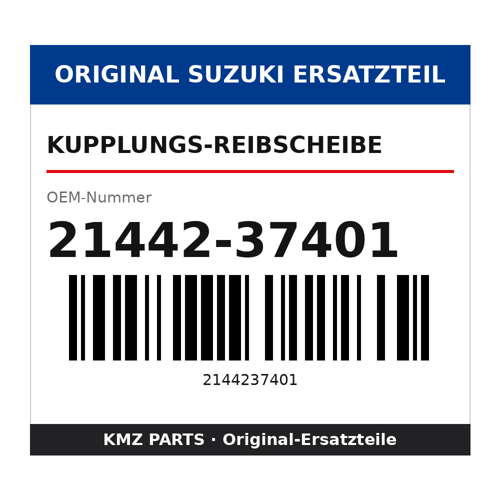 Suzuki Kupplungs-Reibscheibe 21442-37401