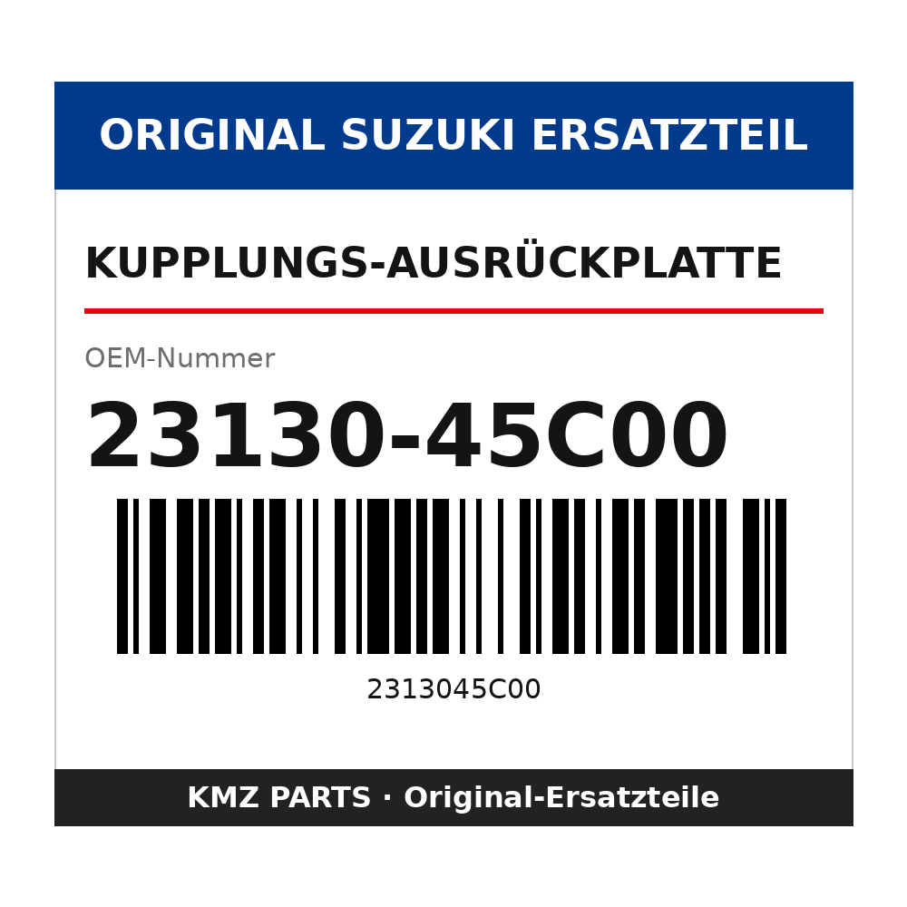Suzuki Kupplungs-Ausrückplatte 23130-45C00