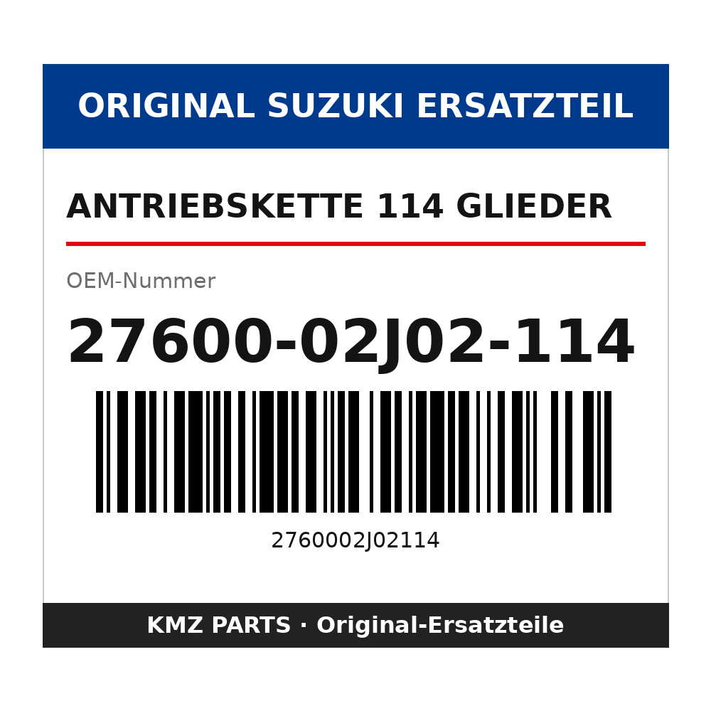 Suzuki Antriebskette 114 Glieder 27600-02J02-114