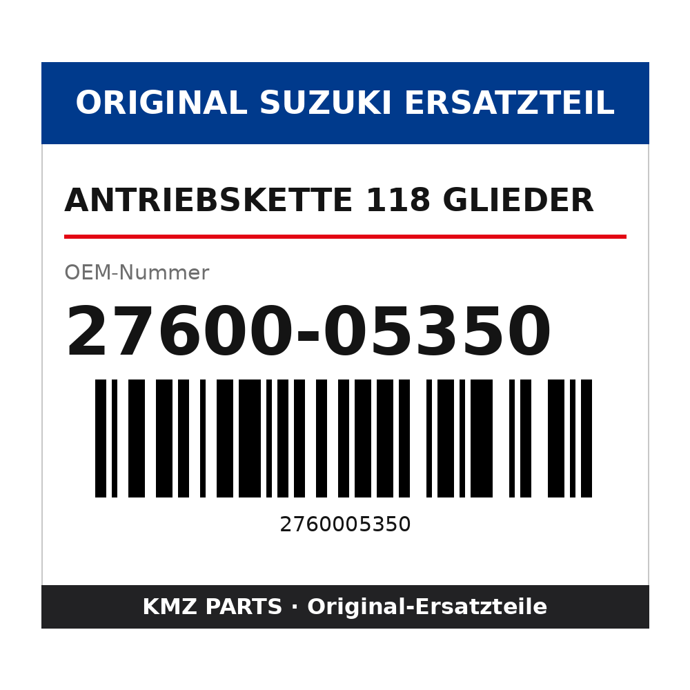 Suzuki Antriebskette 118 Glieder 27600-05350
