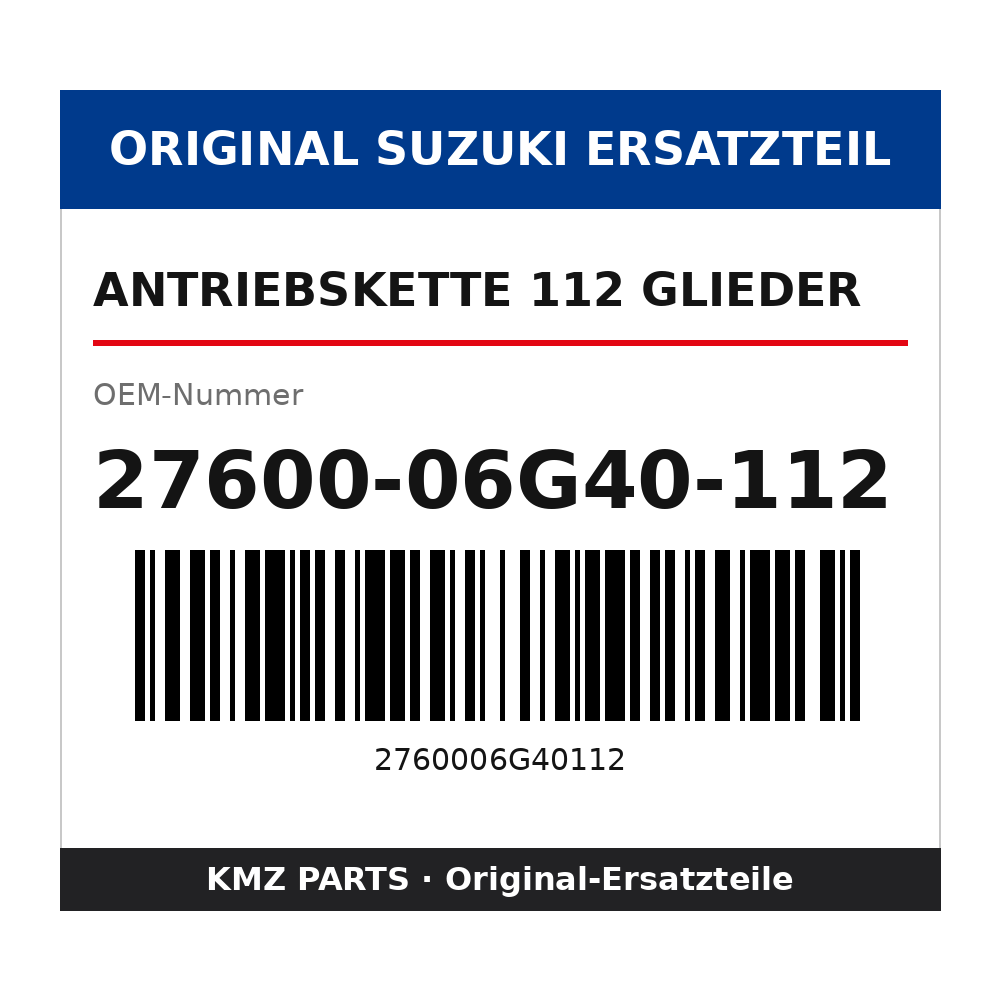 Suzuki Antriebskette 112 Glieder 27600-06G40-112