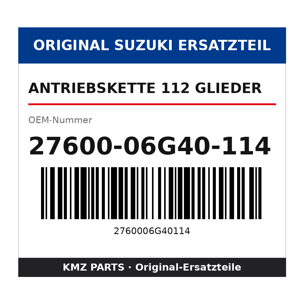 Suzuki Antriebskette 112 Glieder 27600-06G40-114