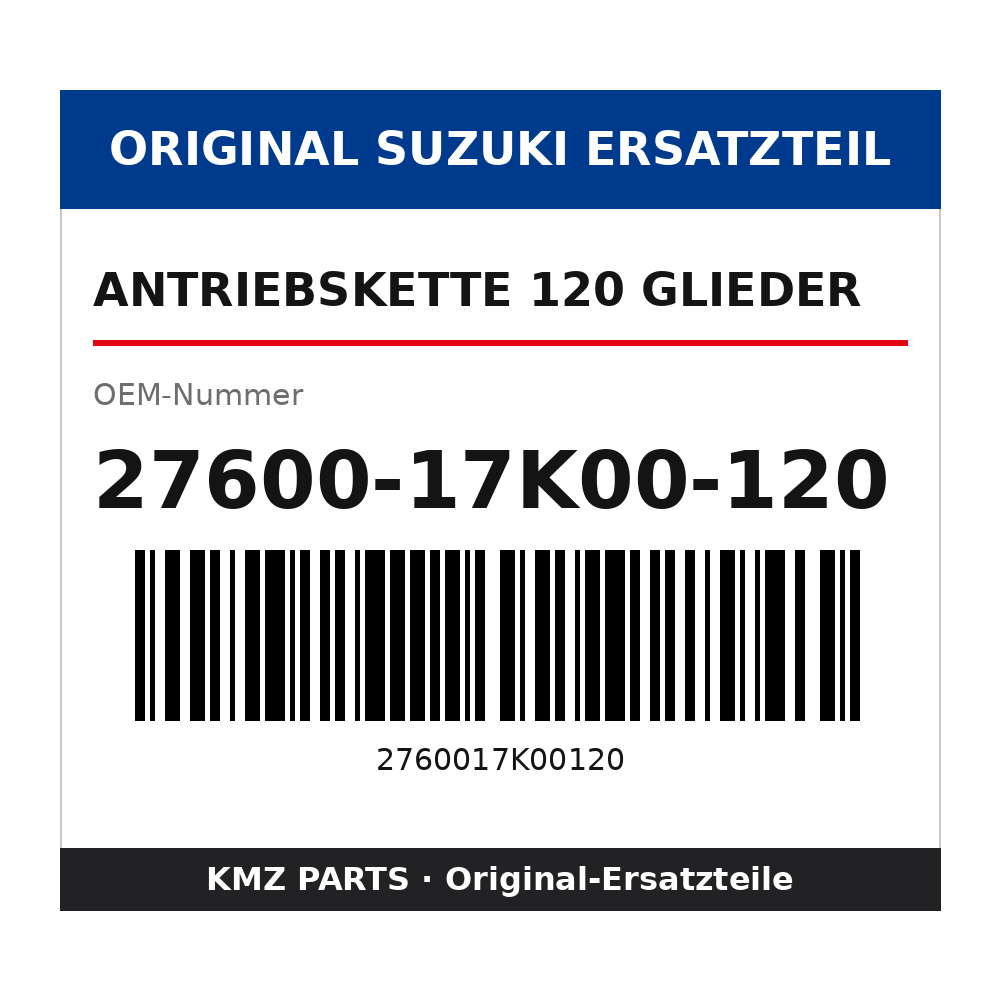 Suzuki Antriebskette 120 Glieder 27600-17K00-120