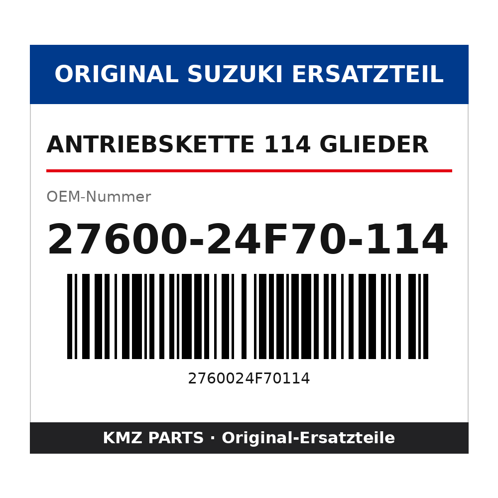 Suzuki Antriebskette 114 Glieder 27600-24F70-114