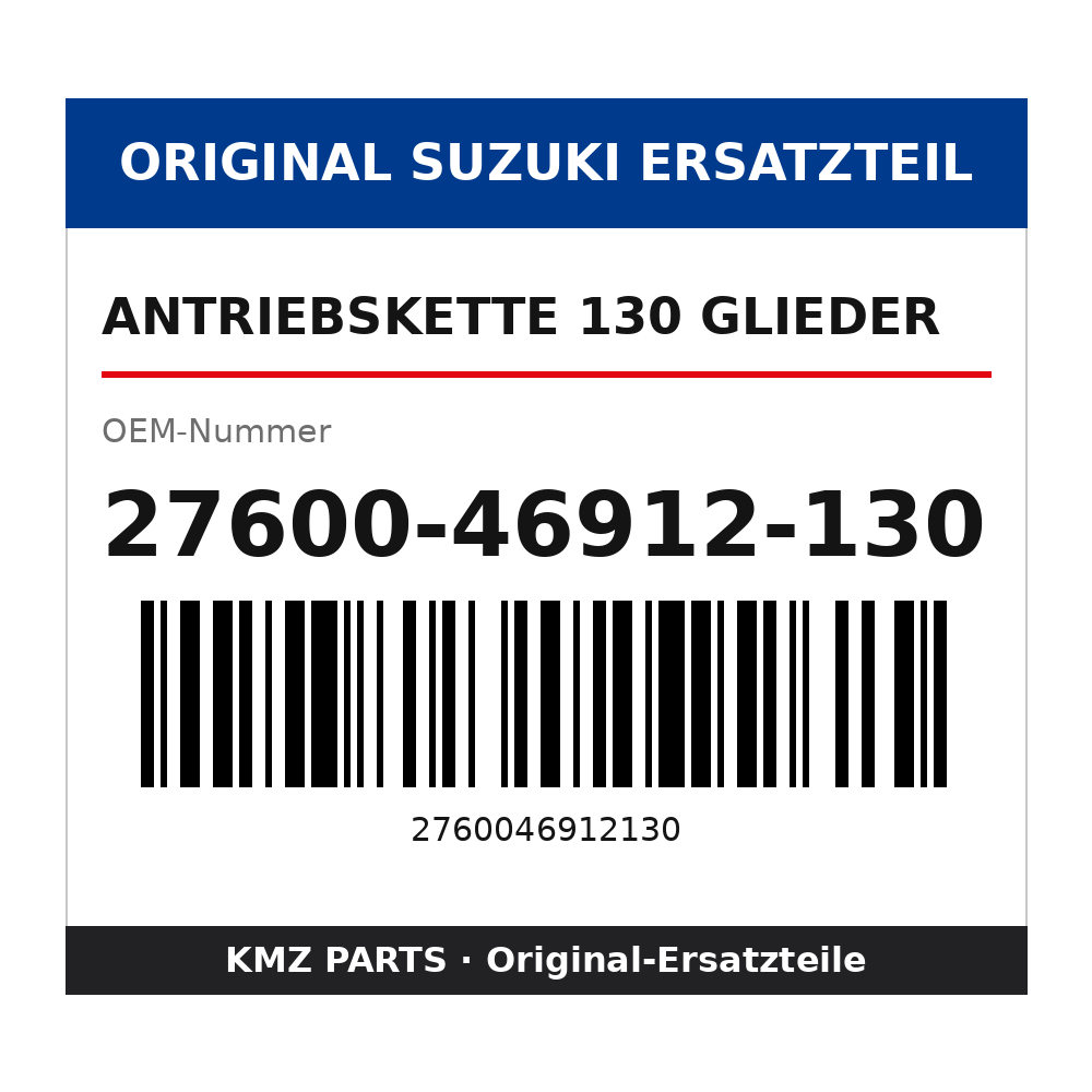 Suzuki Antriebskette 130 Glieder 27600-46912-130