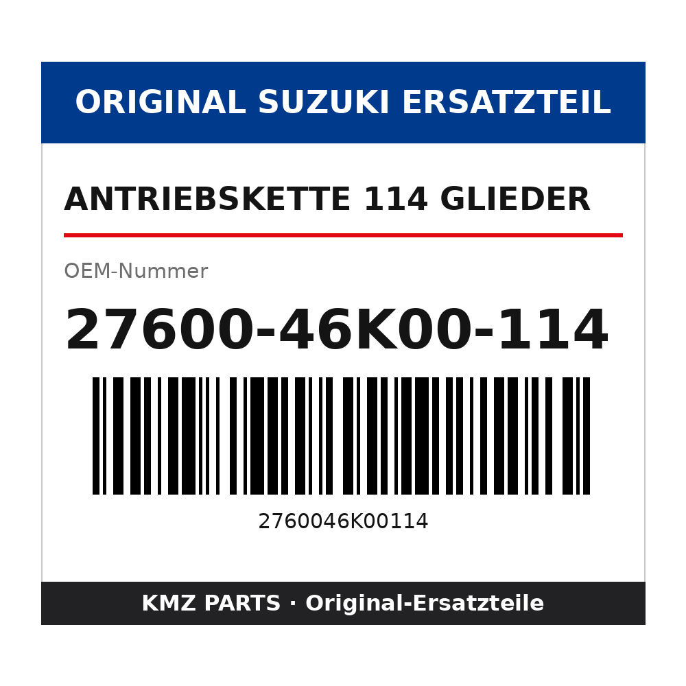 Suzuki Antriebskette 114 Glieder 27600-46K00-114