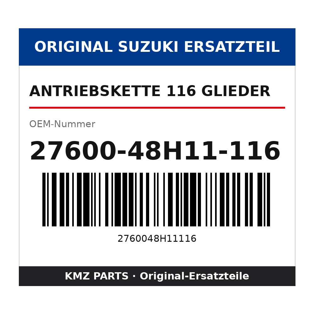 Suzuki Antriebskette 116 Glieder 27600-48H11-116