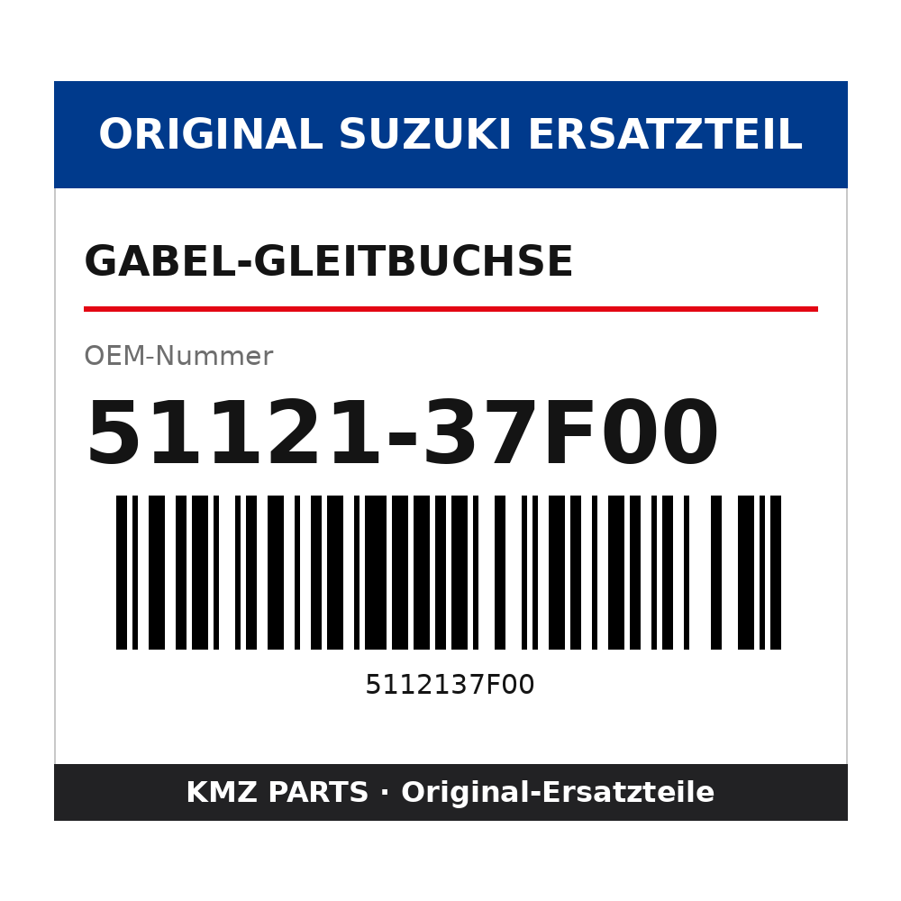 Suzuki Gabel-Gleitbuchse 51121-37F00