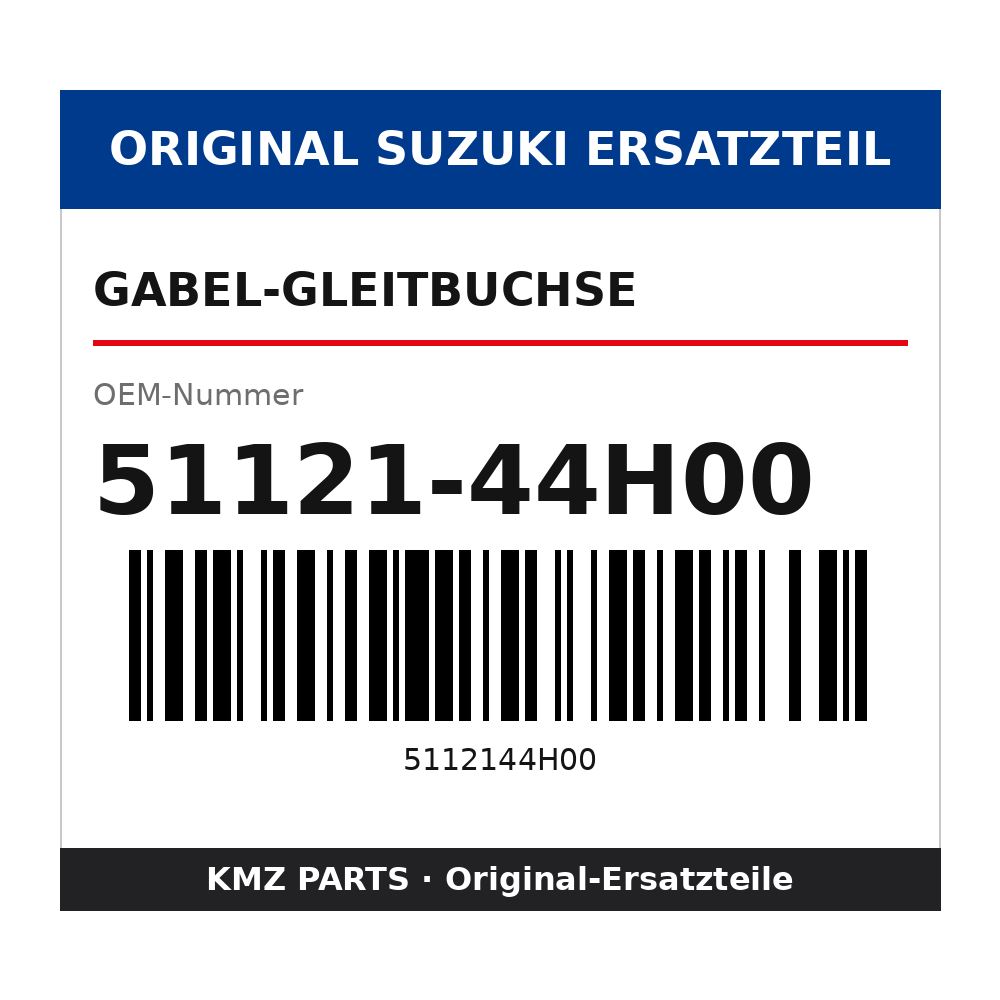 Suzuki Gabel-Gleitbuchse 51121-44H00