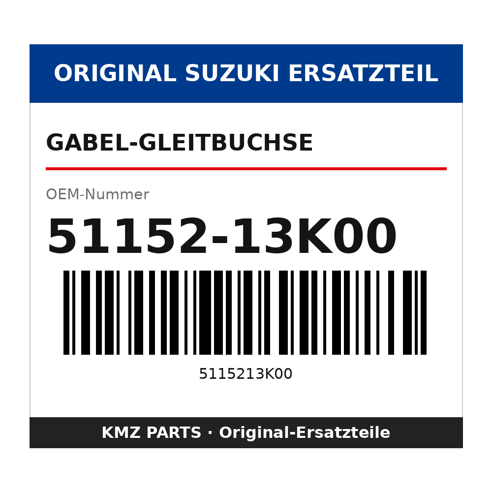 Suzuki Gabel-Gleitbuchse 51152-13K00
