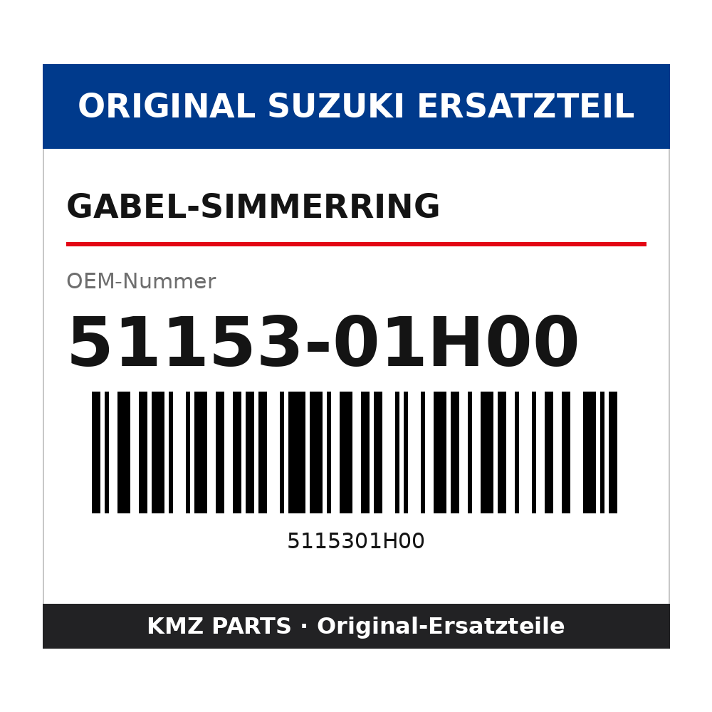 Suzuki Gabel-Simmerring 51153-01H00