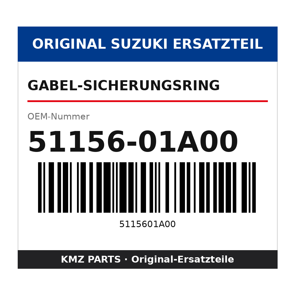 Suzuki Gabel-Sicherungsring 51156-01A00