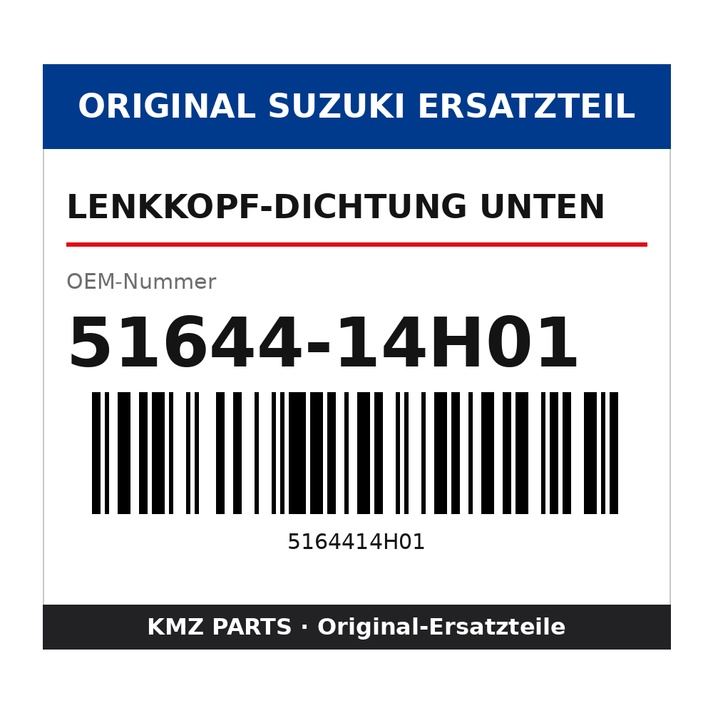 Suzuki Lenkkopf-Dichtung unten 51644-14H01