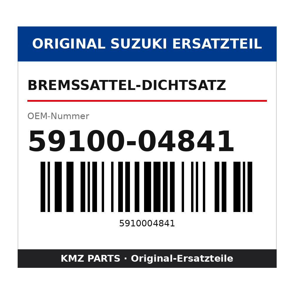 Suzuki Bremssattel-Dichtsatz 59100-04841
