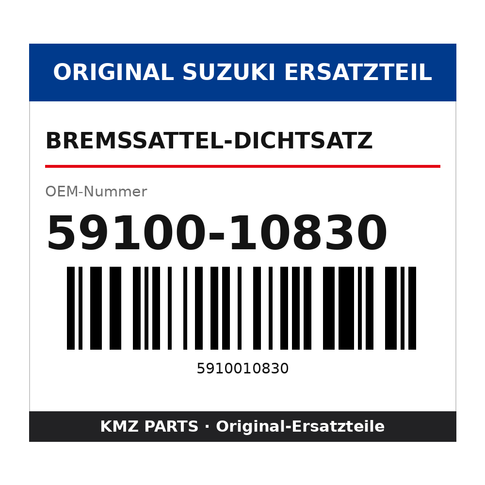 Suzuki Bremssattel-Dichtsatz 59100-10830