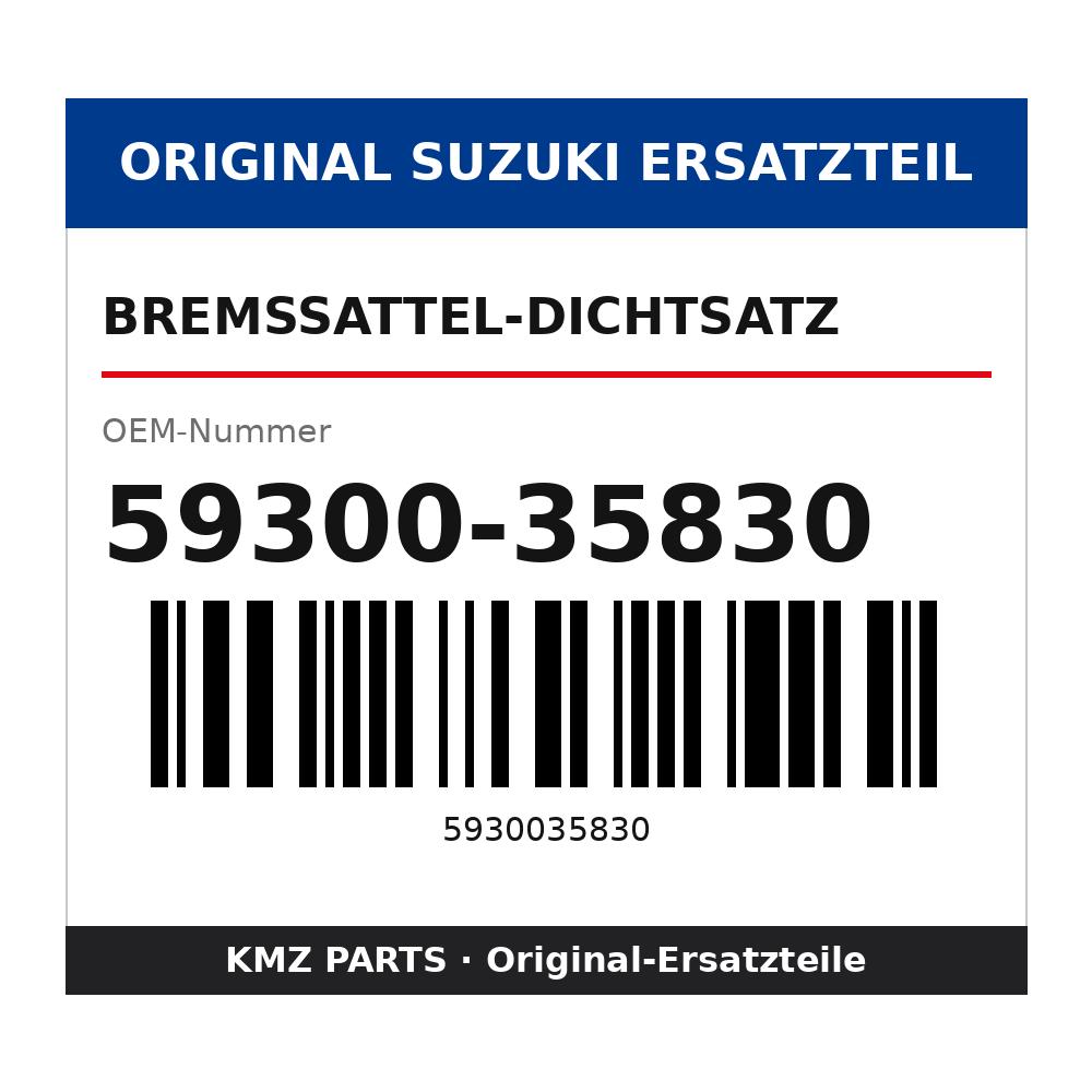 Suzuki Bremssattel-Dichtsatz 59300-35830