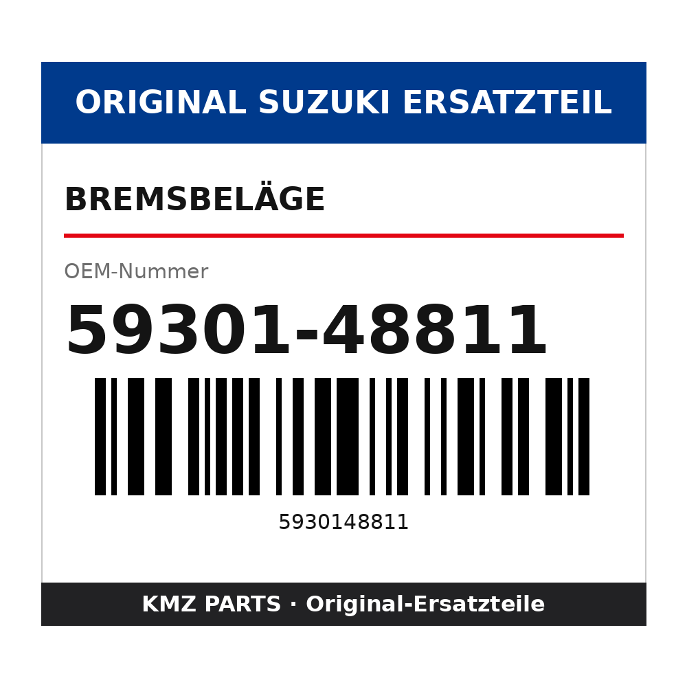 Suzuki Bremsbeläge 59301-48811