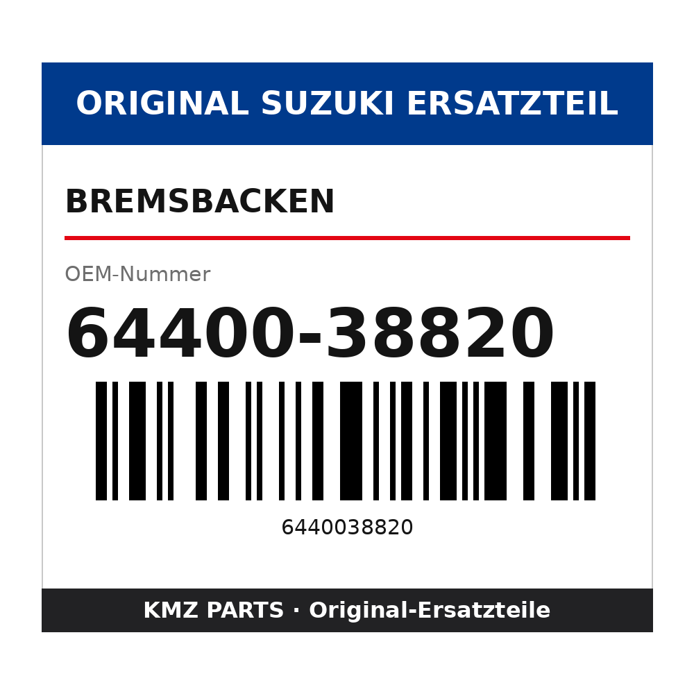 Suzuki Bremsbacken 64400-38820
