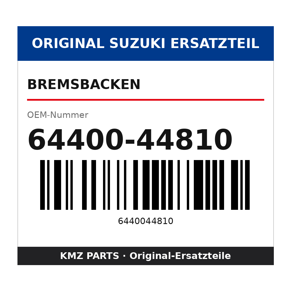 Suzuki Bremsbacken 64400-44810
