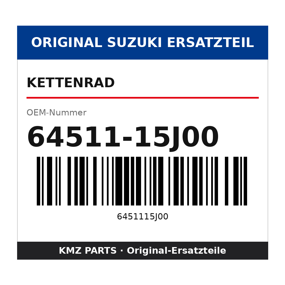 Suzuki Kettenrad 64511-15J00