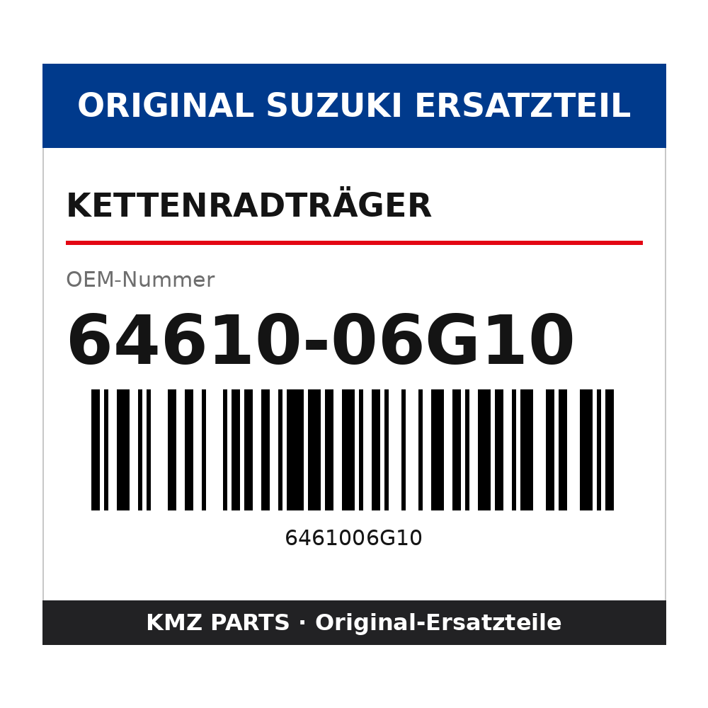 Suzuki Kettenradträger 64610-06G10