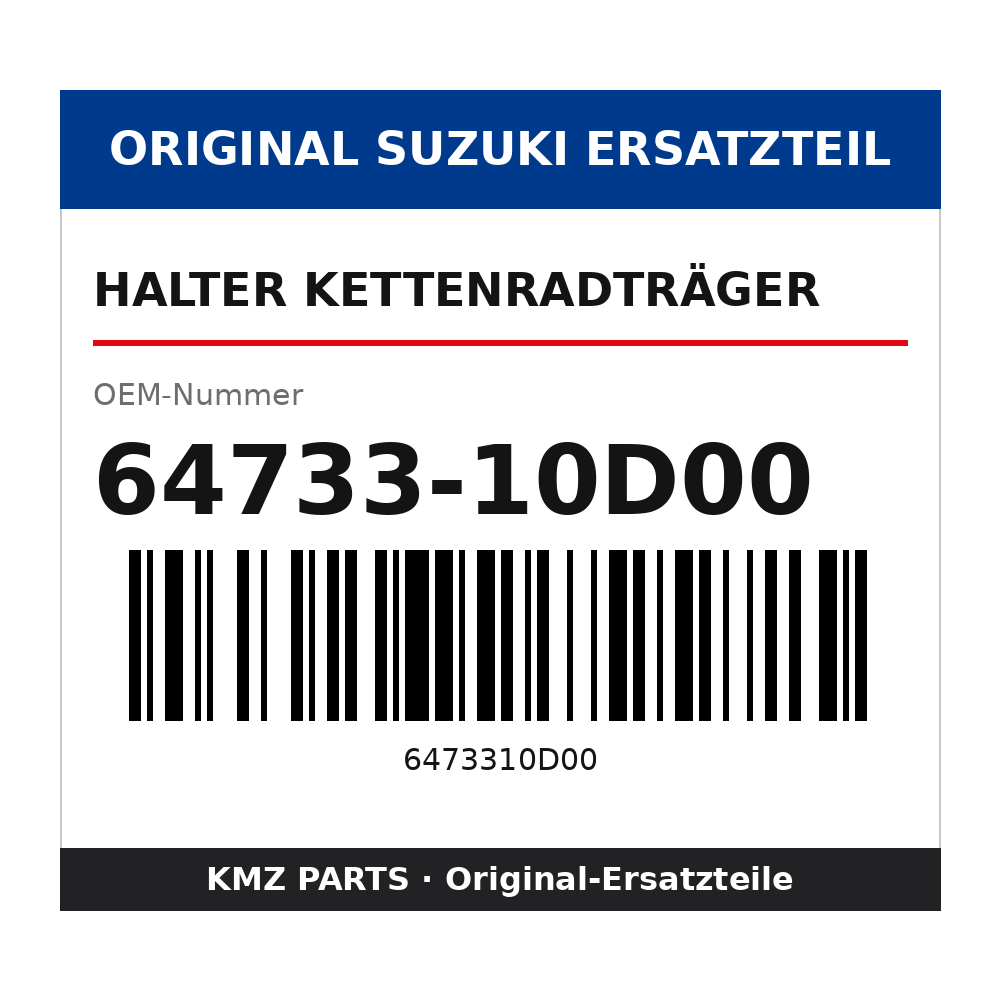 Suzuki Halter Kettenradträger 64733-10D00