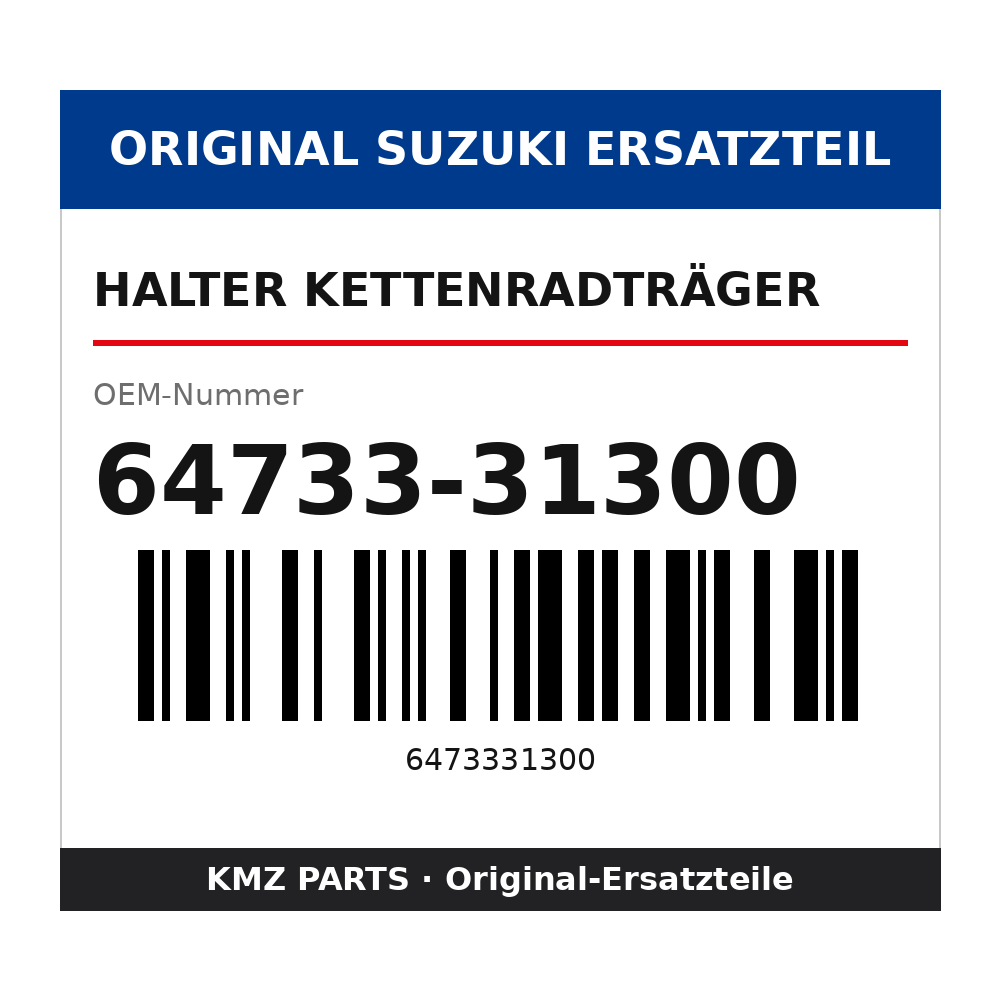 Suzuki Halter Kettenradträger 64733-31300