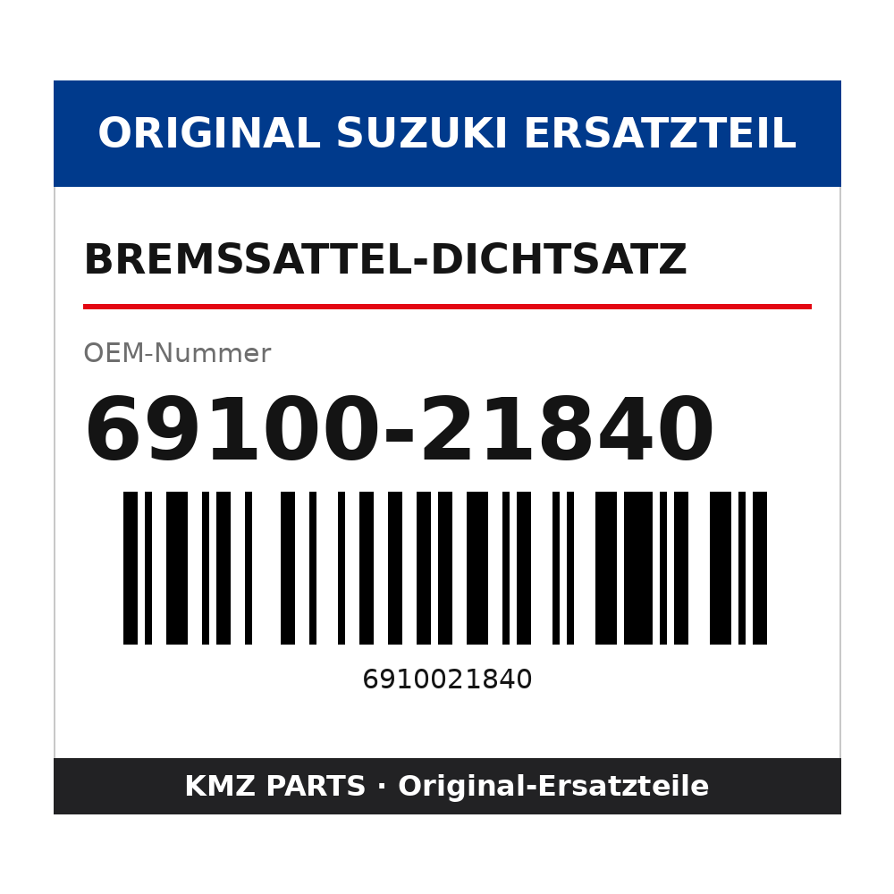 Suzuki Bremssattel-Dichtsatz 69100-21840