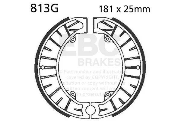 EBC 813 G Bremsbacken