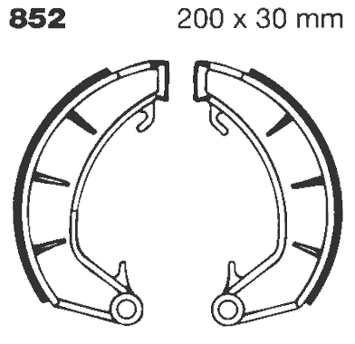 Bremsbacken EBC 852