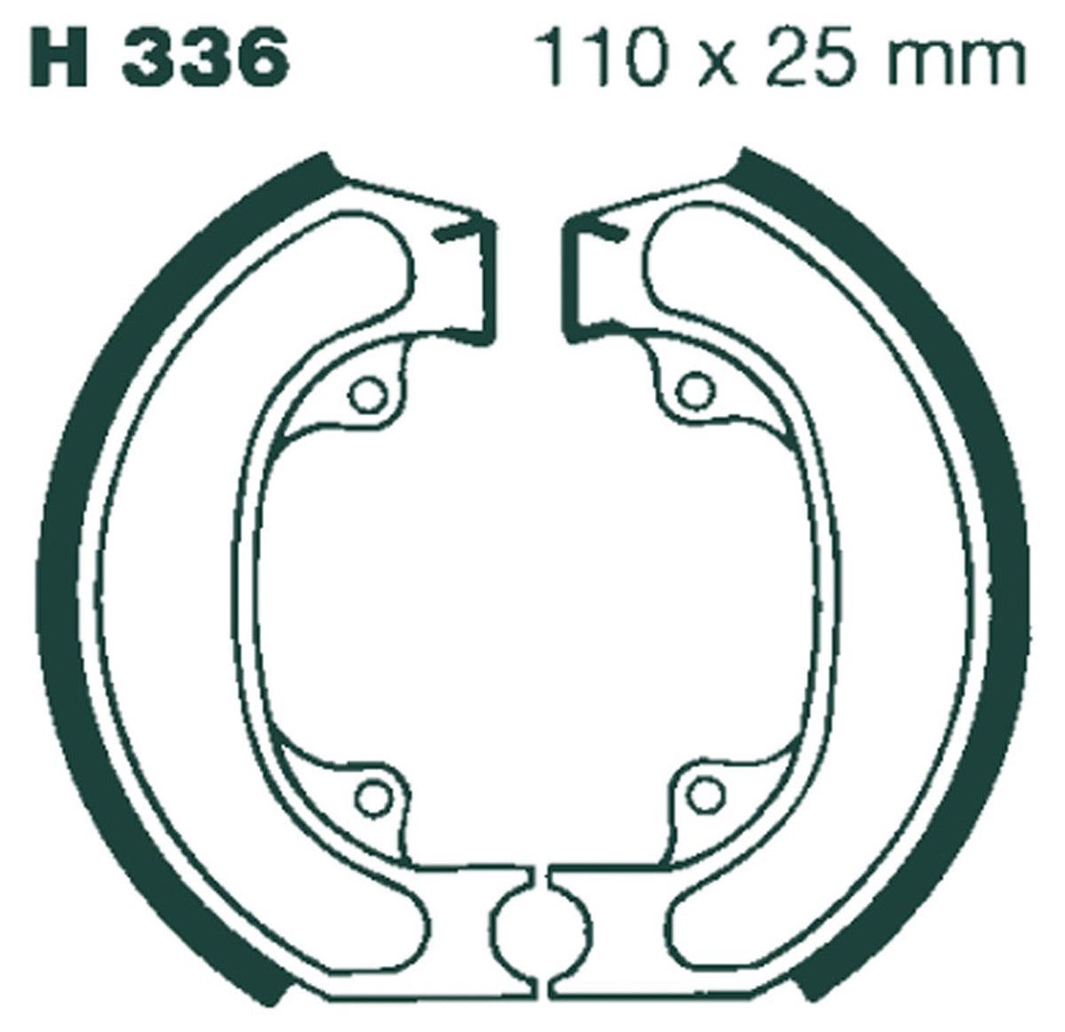 Bremsbacken EBC H 336