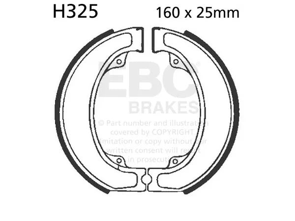 EBC H325 Bremsbacken