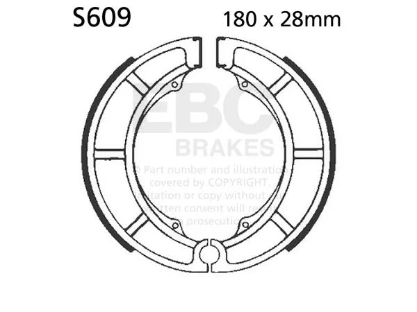 EBC S609 Bremsbacken