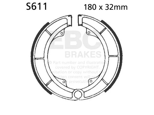 EBC S611 Bremsbacken