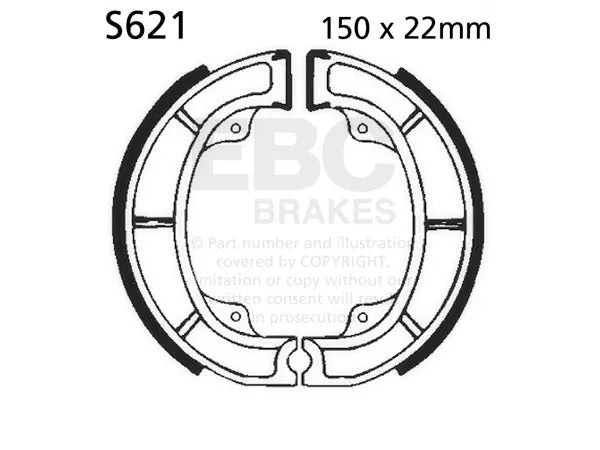 EBC S621 Bremsbacken