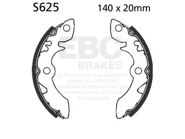 EBC S625 Bremsbacken