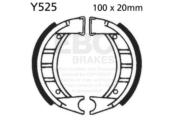 EBC Y525 Bremsbacken