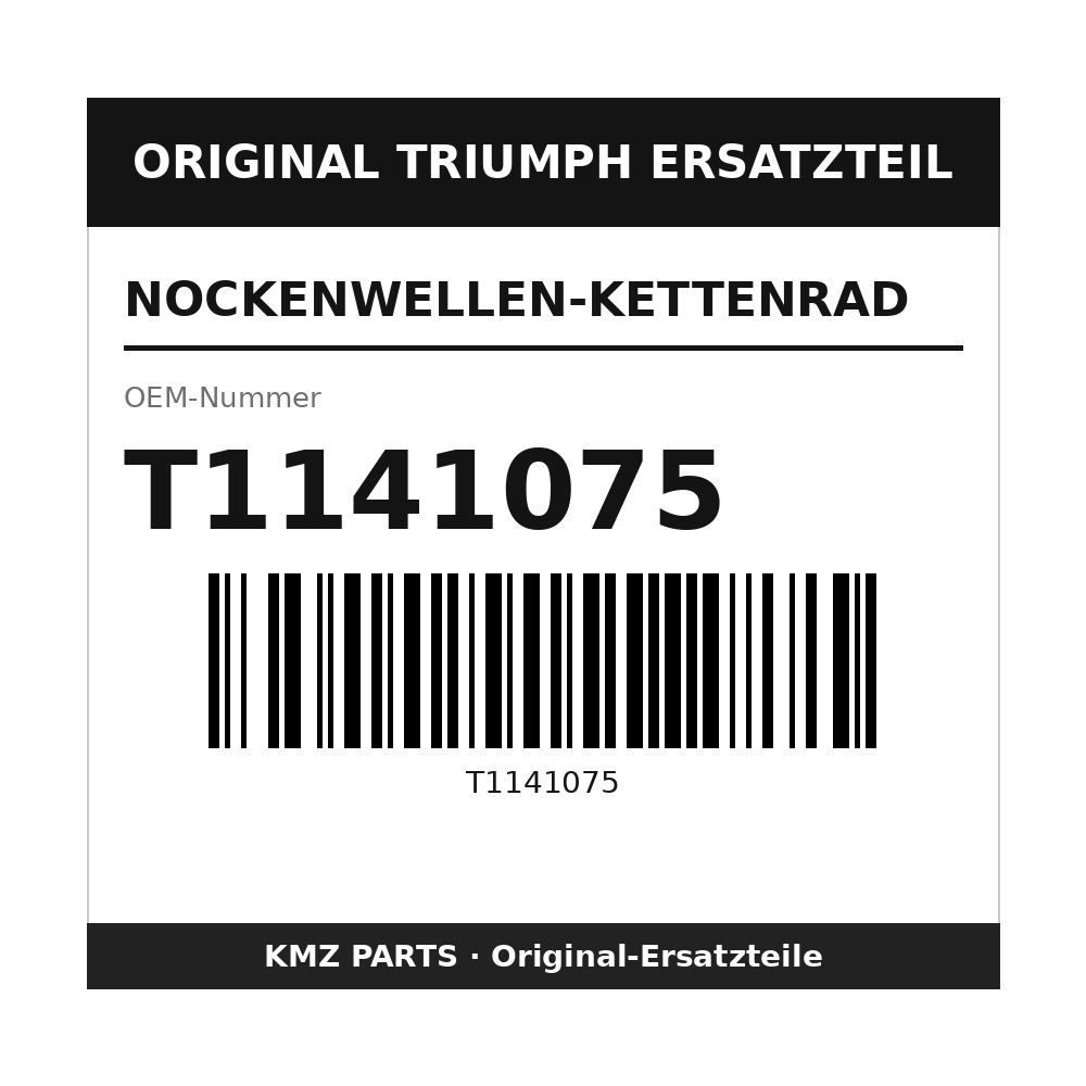 Triumph Nockenwellen-Kettenrad T1141075