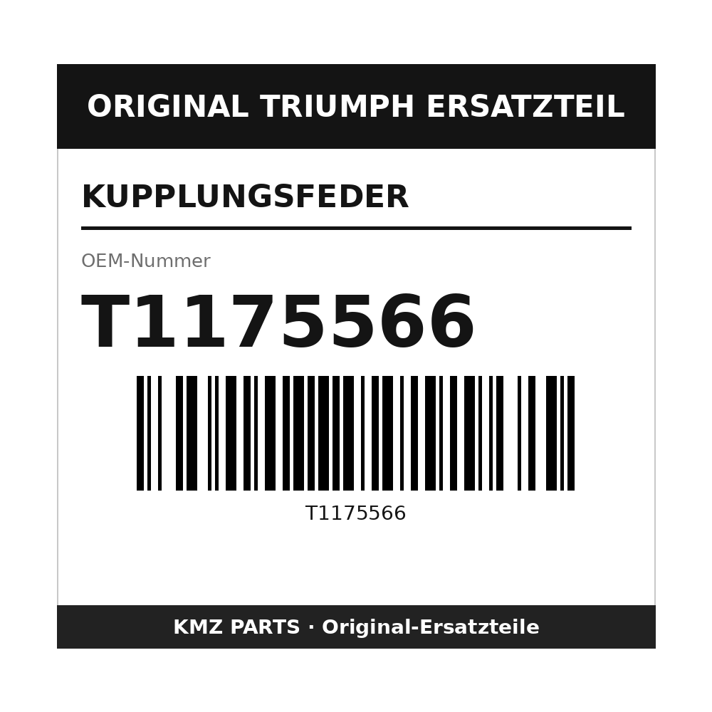 Triumph Kupplungsfeder T1175566