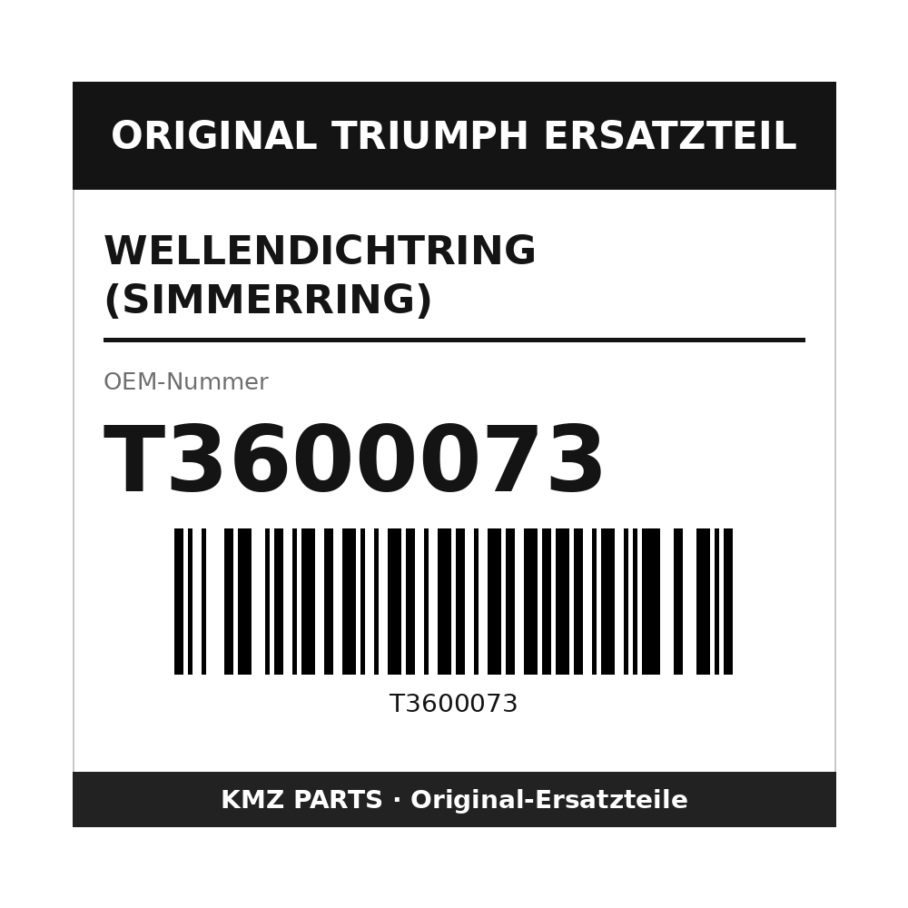 Triumph Wellendichtring (Simmerring) T3600073
