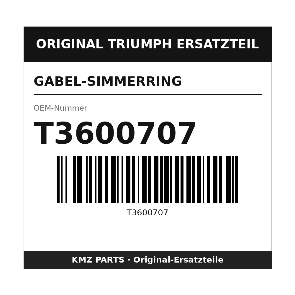 Triumph Gabel-Simmerring T3600707