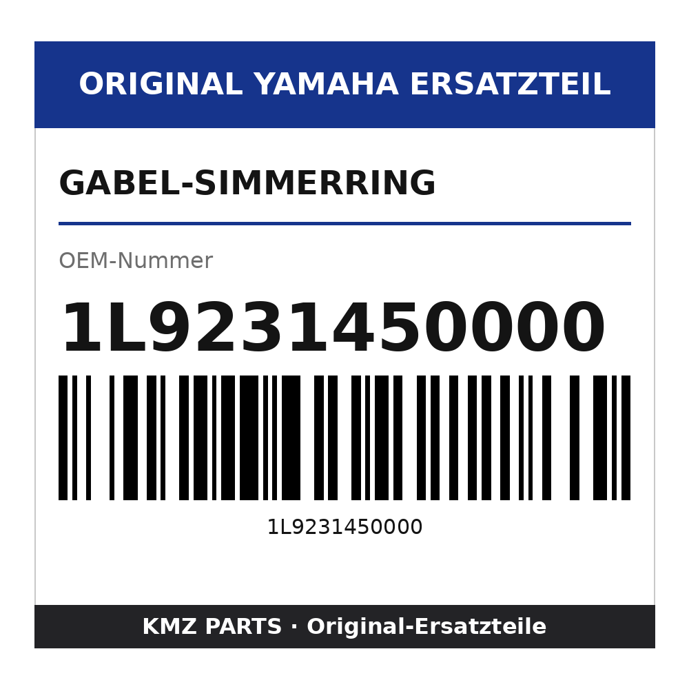 Yamaha Gabel-Simmerring 1L9231450000
