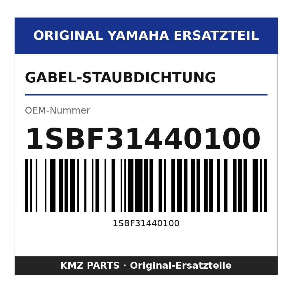 Yamaha Gabel-Staubdichtung 1SBF31440100