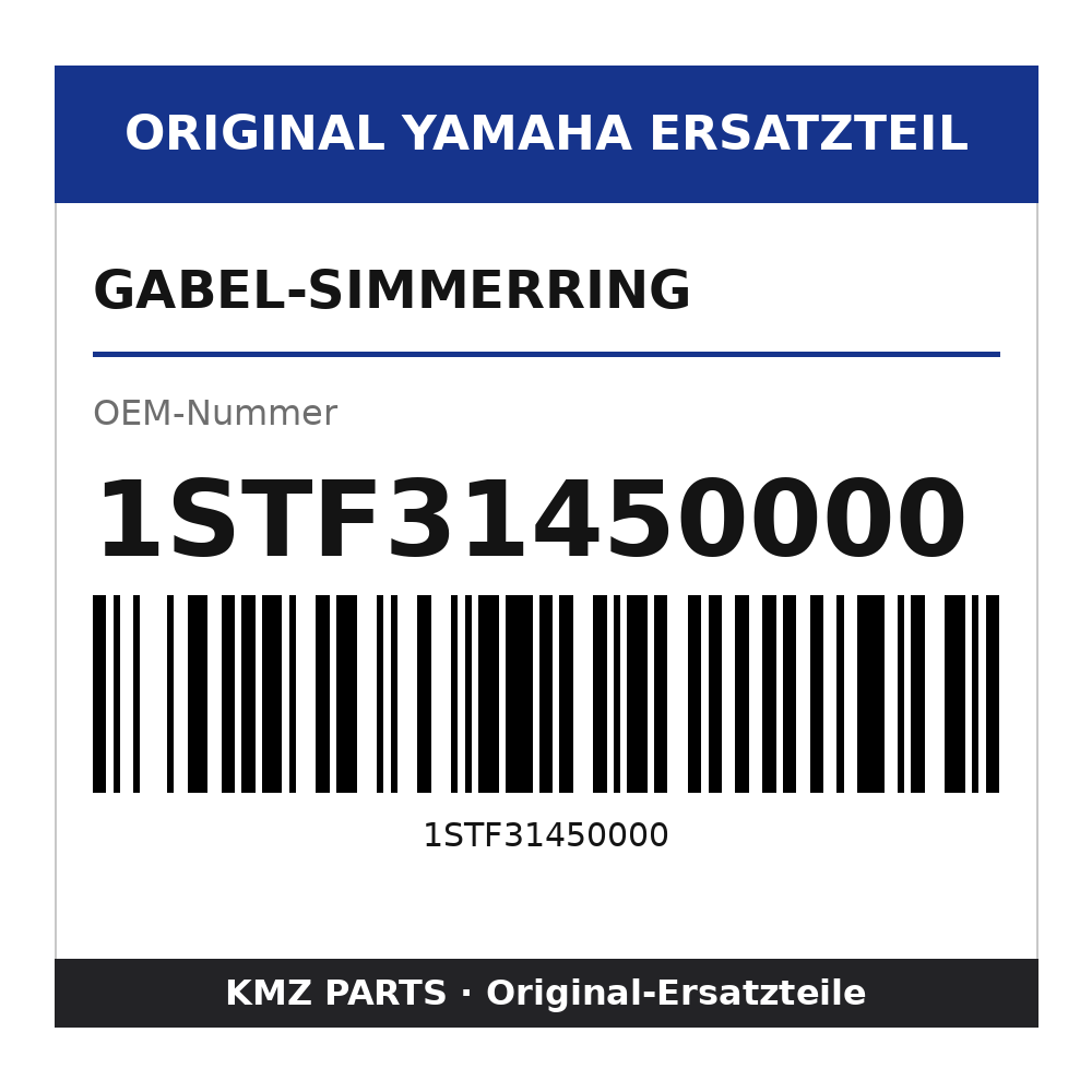 Yamaha Gabel-Simmerring 1STF31450000