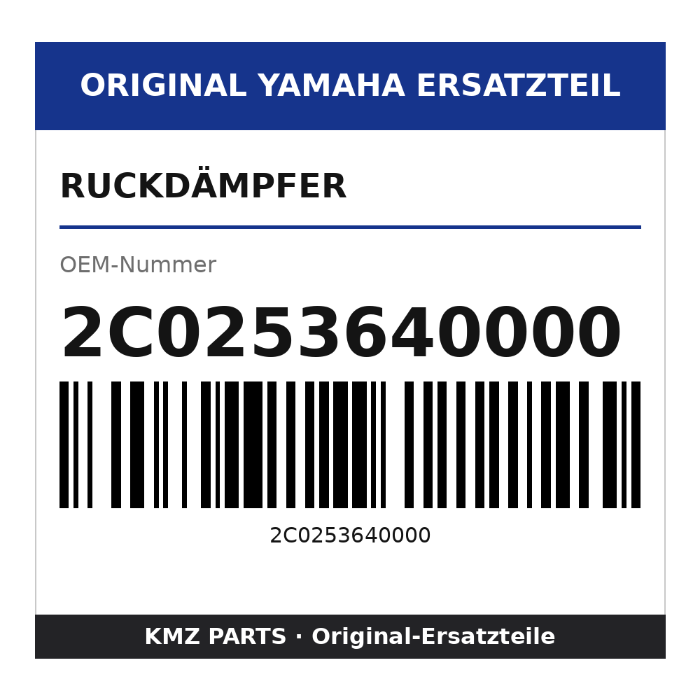 Yamaha Ruckdämpfer 2C0253640000