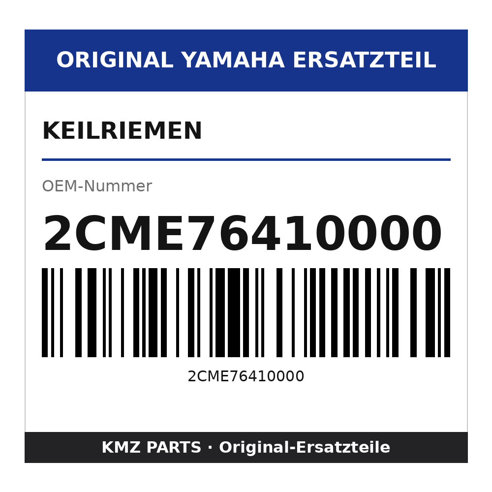 Yamaha Keilriemen 2CME76410000
