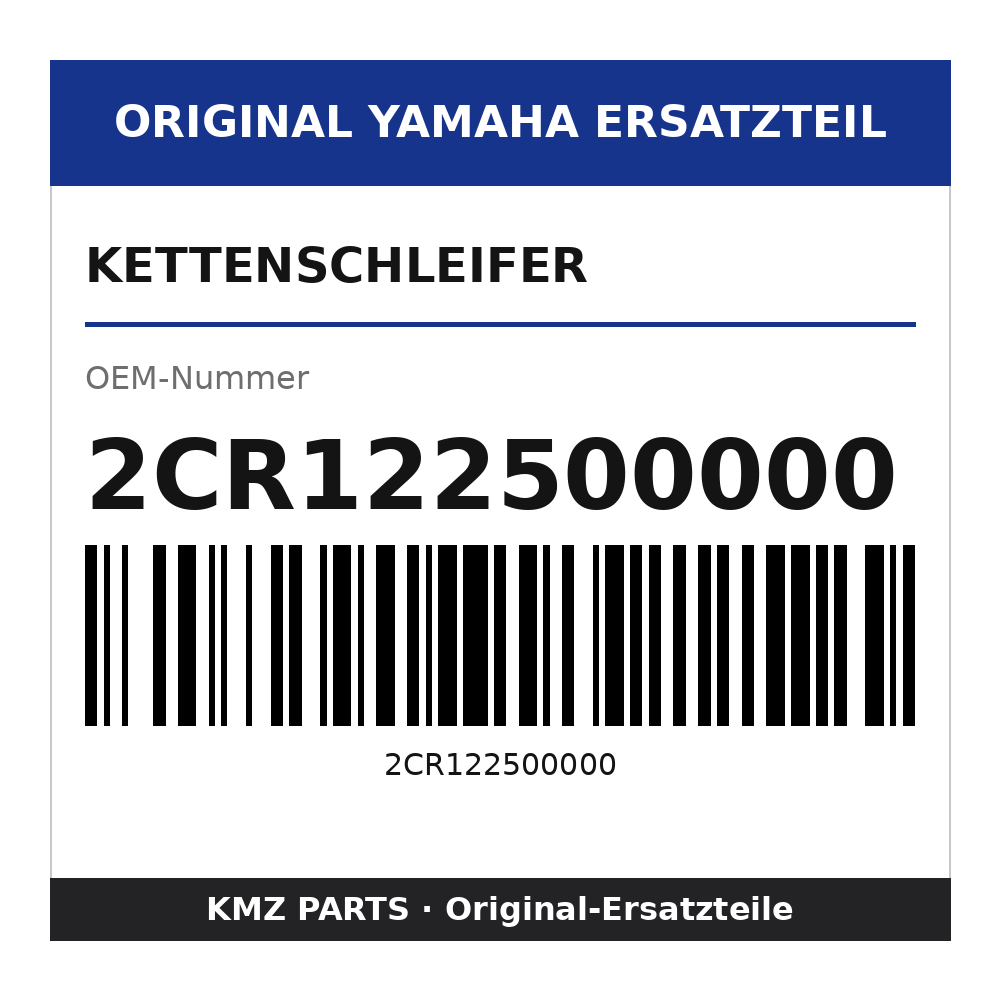 Yamaha Kettenschleifer 2CR122500000